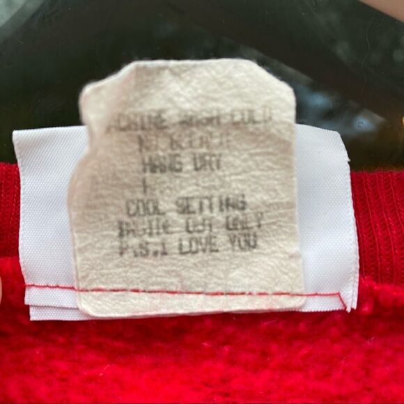 Vintage Scarab San Francisco Teddy Bear Christmas Sweatshirt Medium - Picture 7 of 7